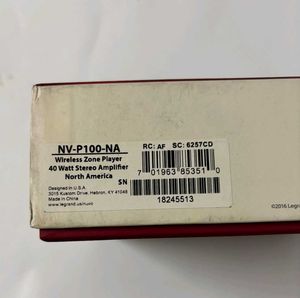 NuVo Player NV-P100-NA Wireless Zone  40W W