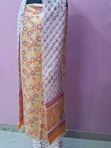 Elegant Kurta plazzo fabric unstiched&amp; Dupatta