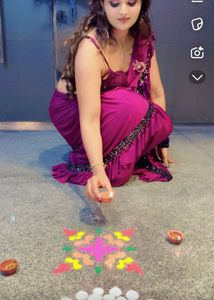 Elegant Purple Saree