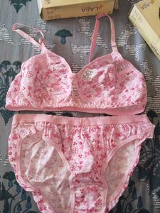 Floral Bra & Panty Set