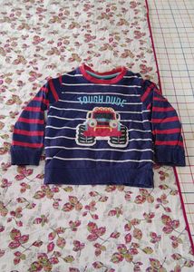 Blue Sweatshirt For 18 To 24 Months Baby