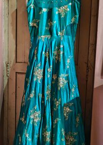 Emerald Green Anarkali Dress