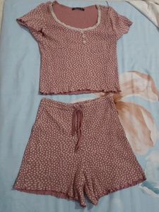 Zudio Nightdress (Tshirt With Shorts)