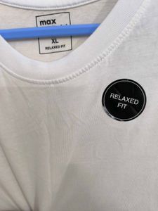 White Solid T-Shirt