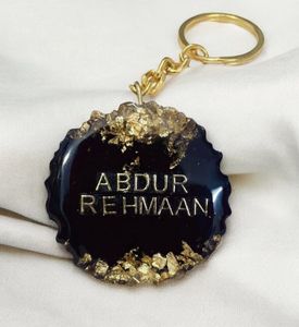 Personalized ResinKeychain customisation Available