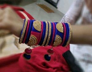 Bridal Therad Bangal Set