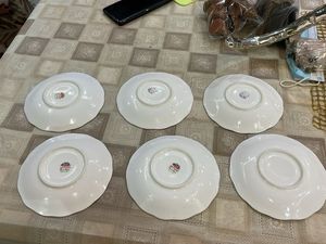 Set of Six Saucers