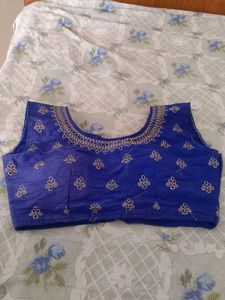 Bright Blue 💙 Colour Ready Made Blouse