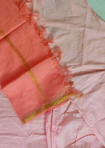 Pink Kurti Set With Kotadoria Dupatta