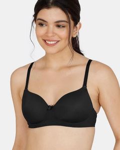 ZIVAME Padded Non Wired 3/4th Coverage T-shirt Bra