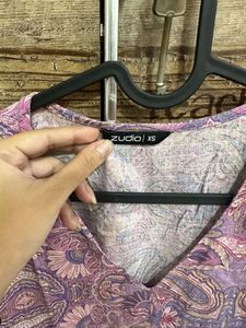 Pink Pattern Kurta