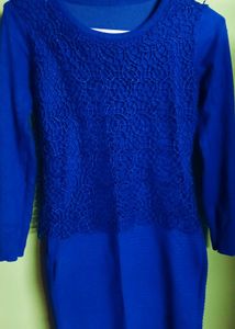 Light Blue Colour Bodycon Dress