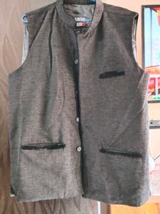 Men's Casual Black Nehru Jacket