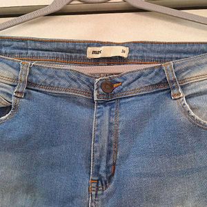 Distressed Denim Jeans