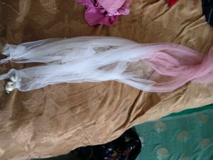 Elegant Pink Ethnic Gown With Duppata