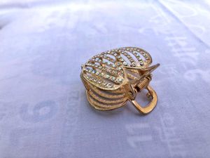 Golden Heart Hair Clutcher Combo Pack of 4