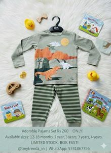 Cute Animal Pajama Set