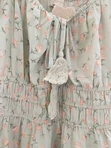 Floral Print Tiered Mini Dress