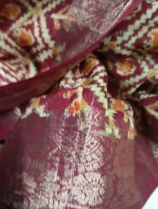 used Elegant Maroon joint Saree