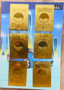 Gold edition Ash Ketchum Pokemon Cards