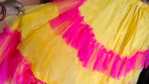 yellow haldi lehgah choli