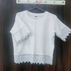 Lace Trim Top