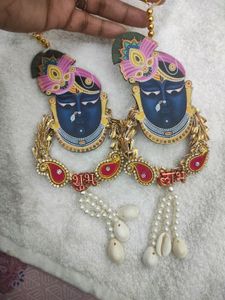 Beautiful Shrinath G Shubh Labh Pair