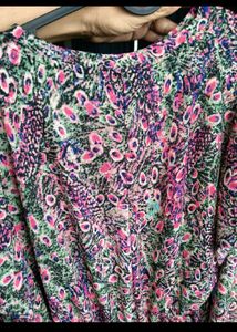 Og Zara floral glittery dress