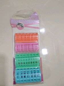 Colorful Self-Grip Hair Rollers Set