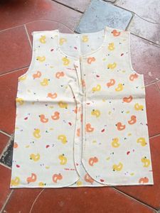 Cute Baby Vest with Candy Print Pack Of 3