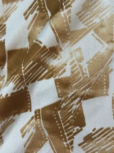 Abstract Print Layered Dress
