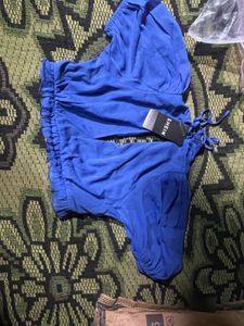 Stylish Blue Crop Top