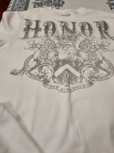 OLD NAVY WHITE WAFFLE COTTON T SHIRT MEN 40&#34;