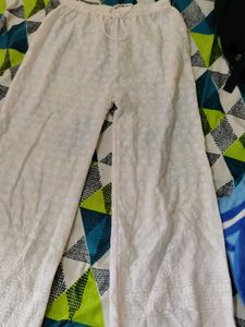 White Plazo For Women