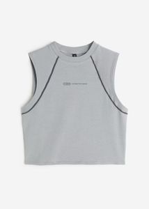 Crop top HnM grey
