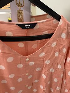Mango Polka Dot Top