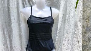 121. Chic Black One Piece Swimsuit