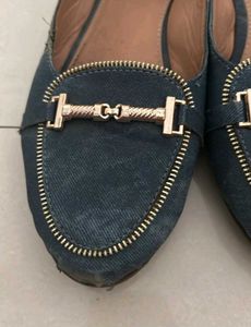 Denim Loafers 38 Size