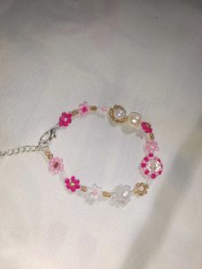 Beaded Flower Bracelet