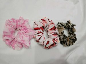3 Big Scrunchies