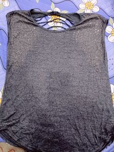 Black Colour Stylish Top