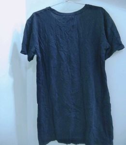 MENS BLACK ROUND NECK TSHIRT