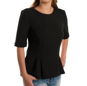 Dotti Black Short Sleeve Top