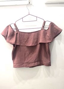 Ruffle Off-Shoulder Top