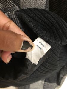 Rubbish Black Wool Jacket