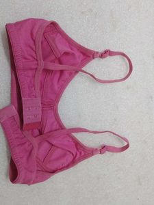 Pink Cotton Everyday Bra
