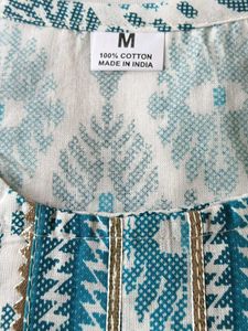 Cotton Kurti With Plant