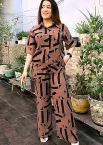 Trendy Graceful Women Top &amp; Bottom Set