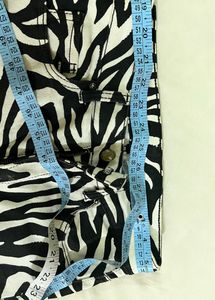 ZEBRA Print High Waist Denims