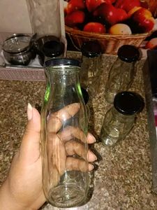Clear Glass Bottles Pack Of 3 Just At 150